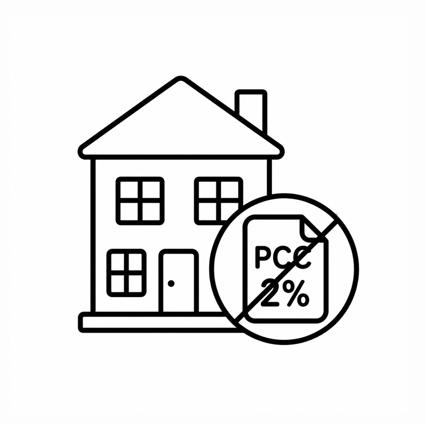 Без налога PCC 2%